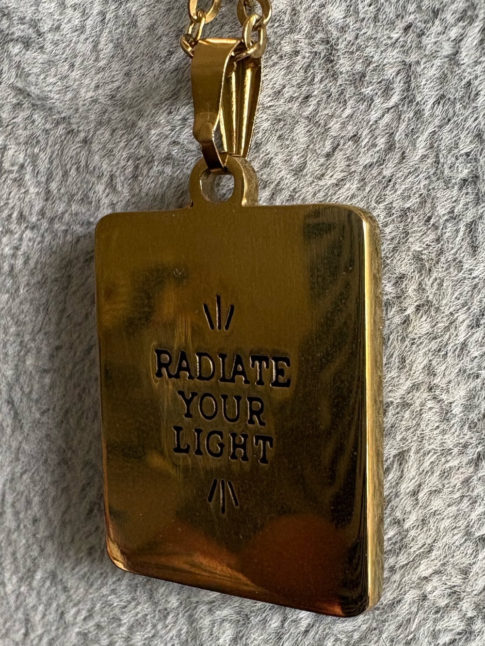 The Sun Gold-Tone Tarot Pendant Necklace - Picture 3 of 3